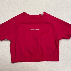 Alphalete Bold Red Women's Crop Top